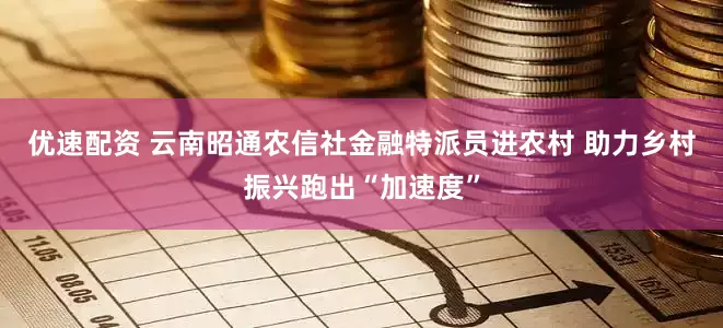 优速配资 云南昭通农信社金融特派员进农村 助力乡村振兴跑出“加速度”